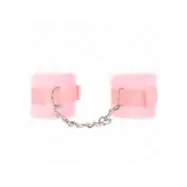 Kink Beginner Fur Hand Cuffs Pink 30 X 7 Cm