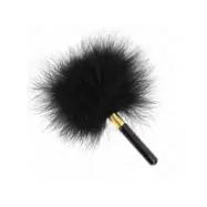 Kink Black Gold Metal Tickle Feathers 18 Cm