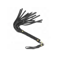 Kink Black Suede Mini Whip 30 Cm