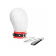 Kink Collar With Belt 65 Cm With Strap Red 54 X 4.5 Cm