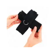 Kink Cross Cuffs Black 34 X 5.5 Cm