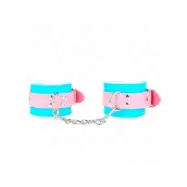 Kink Cute Wrist Restraints Blue / Pink Adjustable 16-28 Cm X 5 Cm