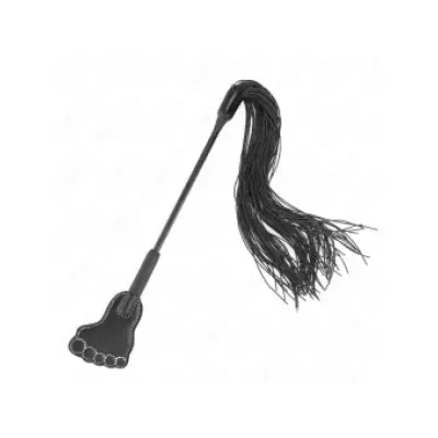 Kink Foot Shaped Paddle With Tassel Whip 31 Cm