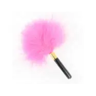 Kink Fuchsia Gold Metal Tickle Feathers 18 Cm