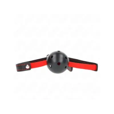 Kink Hollow Hard Mouth 4.5 Cm Gag With Elastic Belt 56 X 1.5 Cm