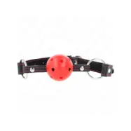 Kink Hollow Hard Red Ball Gag Model 2 65 X 2.5 Cm