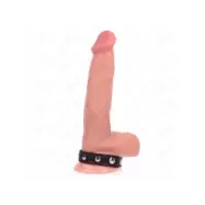 Kink Leather Penis Ring With Pressure Closure Red Lining 21 X 1.5 Cm