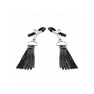 Kink Leatherette Tassel Nipple Clamps 6 Cm
