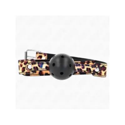 Kink Leopard Breathable Ball 4.5 Cm Gag 65 X 2.5 Cm