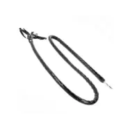 Kink Long Shiny Pvc Whip 138 Cm