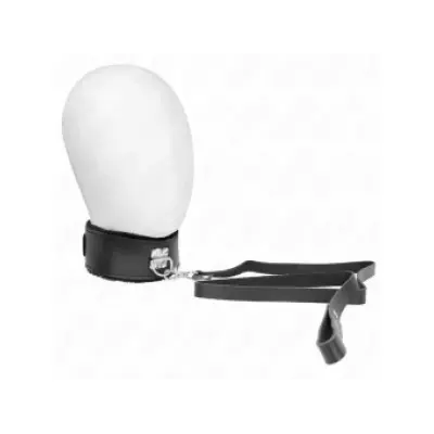 Kink Necklace With Belt 116 Cm With Black Leather Strap Adjustable 40-48 Cm X 6 Cm