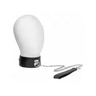 Kink Necklace With Belt 65 Cm With Wide Black Strap Adjustable 33.5-41 Cm X 5 Cm