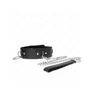 Kink Necklace With Leash 65 Cm 3 Ring Model 2 Adjustable 36-43 Cm X 5 Cm