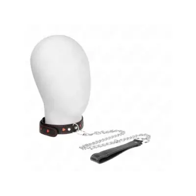 Kink Necklace With Strap 65 Cm Heart Details 52.5 X 2.5 Cm