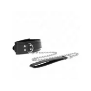 Kink Necklace With Strap 65 Cm Silver Buckles Adjustable 33-46 Cm X 5.5 Cm