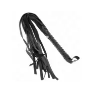 Kink Negro Short Handle Long Tail Whip 70 Cm