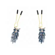 Kink Owl Pendant Nipple Clamps 6 Cm