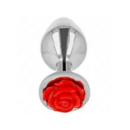 Kink Plug Anal Rose Red Size S