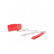 Kink Red Diamond Necklace With Belt 65 Cm Ajdustable 35-51 Cm X 7 Cm