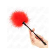Kink Red Tickle Feathers Used For The Bondage Kit 27 Cm