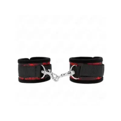 Kink Scandal Wrist Restraints Red-Black