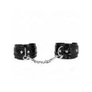Kink Shiny Neoprene Wrist Cuffs Adjustable 17-24 Cm X 4.5 Cm