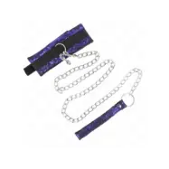 Kink Short Velvet Lace Necklace With Belt 105 Cm With Nylon Trim 44 X 5.5 Cm