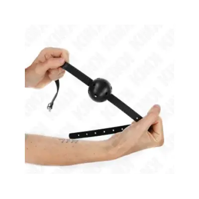 Kink Simplicity Black Breathable Ball 4.5 Cm Gag 62 X 1.5 Cm