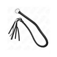 Kink Snake Whip With Black Hand Ring 65 Cm