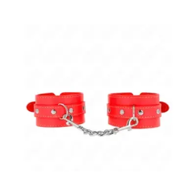 Kink Thin Wrist Restraints Red Adjustable 21-33 Cm