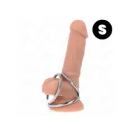 Kink Triple Chrome Metal Penis Ring 3.2 Cm To 4.5 Cm