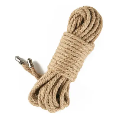 LoveToy: Rebellio Reign, Rustic Hemp Bondage Rope, 10m