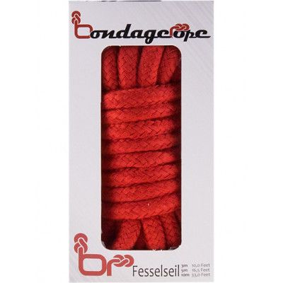 MVW: Bondage Rope, röd, 3m