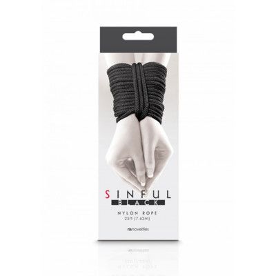 Nylon Rope 7,5 m Svart