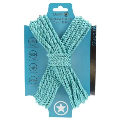Ouch! Bondage Rope 10 m - Blue