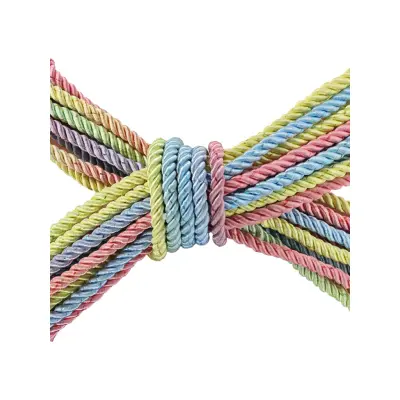 Ouch!: Polyester Bondage Rope, 10m, multi pastell
