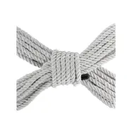 Ouch!: Polyester Bondage Rope, 10m, silver