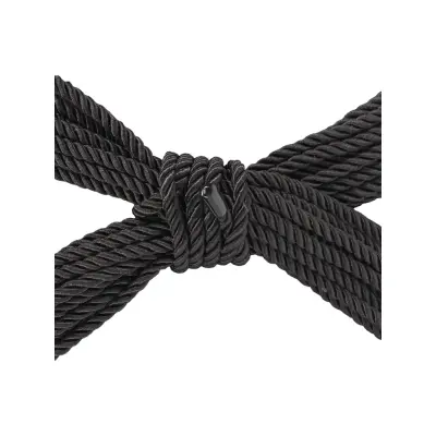 Ouch!: Polyester Bondage Rope, 10m, svart