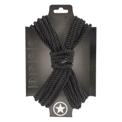 Ouch! - Polyester Bondage Rope - Black - 10m