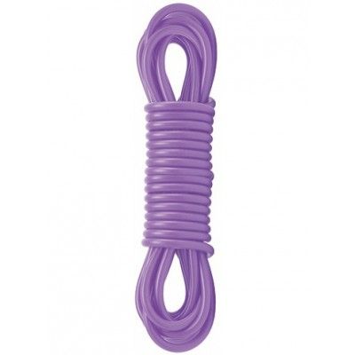 Pipedream Fetish Fantasy: Bondage Rope & Mask, 6m, lila
