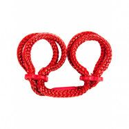 Topco: Japanese Silk Love Rope Wrist Cuffs, röd