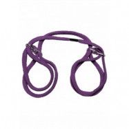 Wrist or Ankle Cotton Cuffs Purple