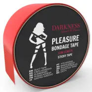 Häftande Bondagetejp, 15m  - Röd