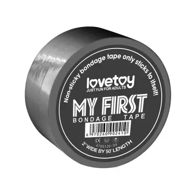 Lovetoy Non-Sticky Bondage Tape Grey 15m