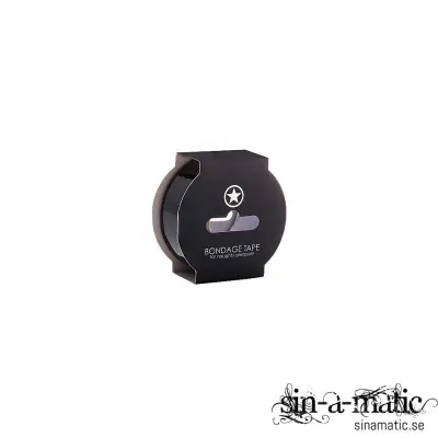 Non Sticky Bondage Tape - 17,5 Meter - Svart
