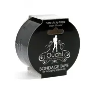 Non Sticky Bondage Tape Black 20 m