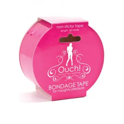 Non Sticky Bondage Tape Pink 20 m