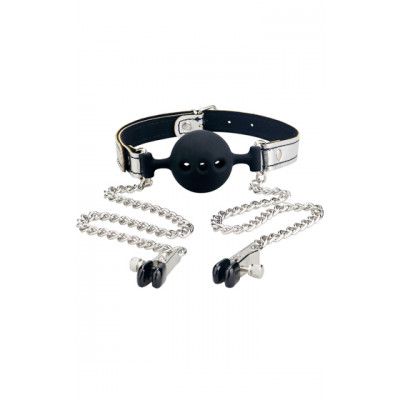 Ball Gag&Nipple Clamps