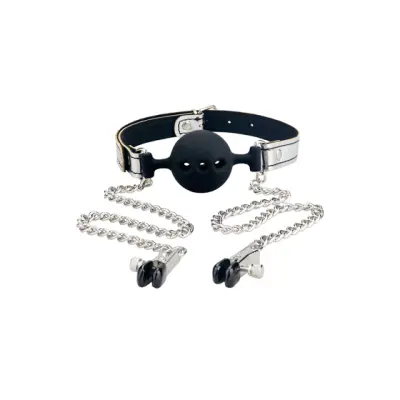 Ball Gag&Nipple Clamps