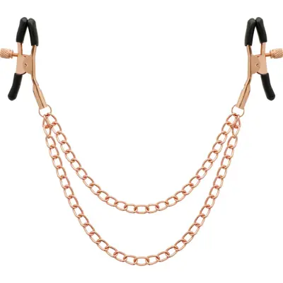 Fantasy Metal Nipple Clamps - Bröstklämmor med dubbla kedjor